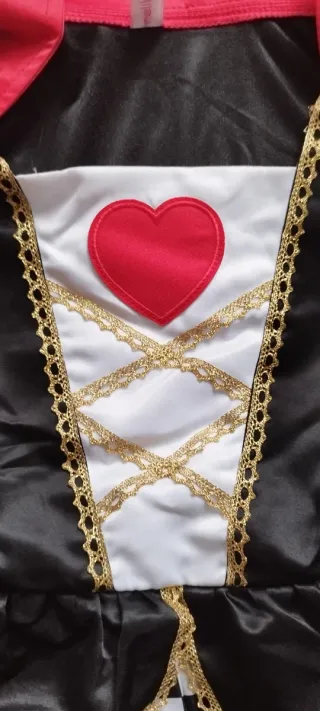 Disfraz Reina Corazones Niña