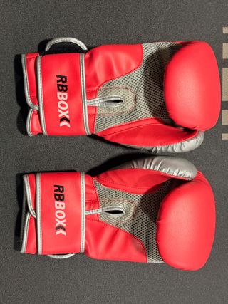 2 x Guantes de boxeo y straps (pack)