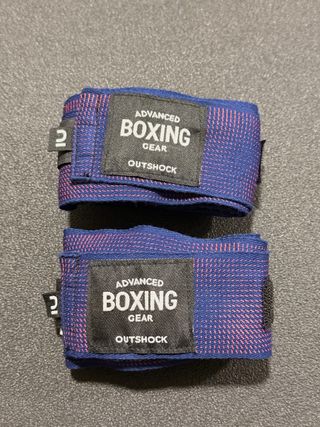 2 x Guantes de boxeo y straps (pack)