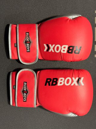 2 x Guantes de boxeo y straps (pack)