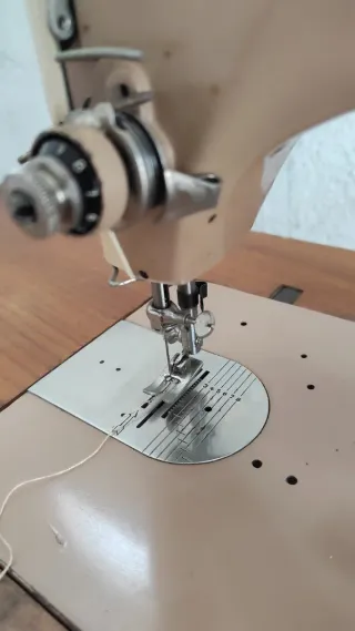 Máquina de coser Singer vintage.