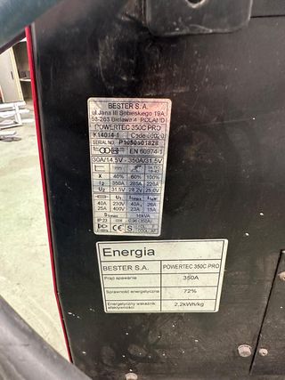 Máquina Soldar Lincoln Electric Powertech 350C PRO