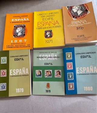Lote Filatelia: Catálogos, Álbumes y Sellos