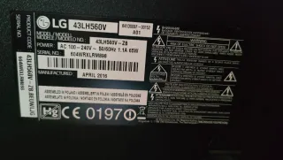 SmartTV LG 43 pulgadas 43LH560V
