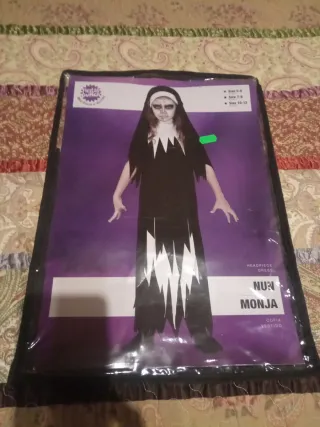 Disfraz Monja Niña Talla 6