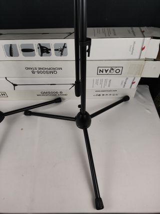 4x Suportes Microfone OQAN + Proel NOVOS