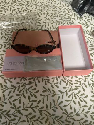 Gafas Miu Miu MU04zs Beige/Rosa