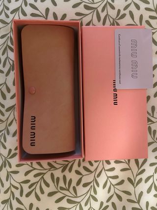 Gafas Miu Miu MU04zs Beige/Rosa