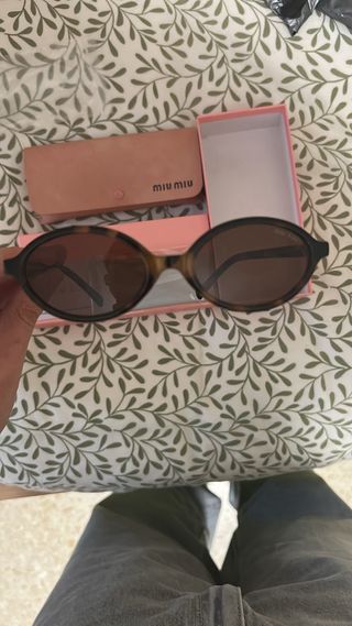 Gafas Miu Miu MU04zs Beige/Rosa