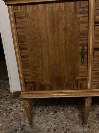 Mueble tocador vintage madera