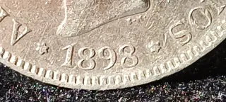 5 Pesetas 1898 Alfonso XIII EBC