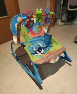 Minicuna Chicco+Hamaca Fisher price