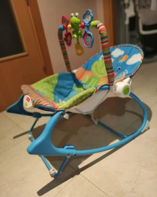 Minicuna Chicco+Hamaca Fisher price