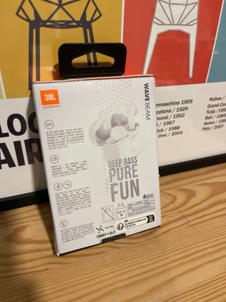 Auriculares JBL inalámbricos blancos