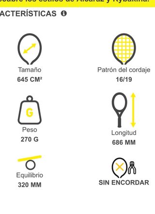 Raqueta Tenis Dunlop Elite 270 a estrenar con fund