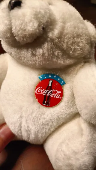 Orsetto polare Coca Cola peluche