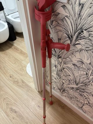 Muletas infantiles ajustables