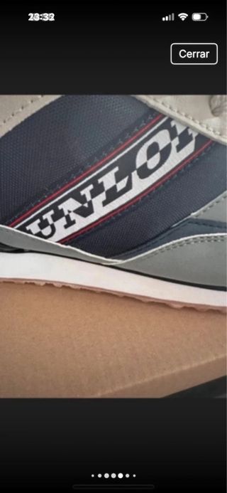 Zapatillas Dunlop Beige y Azul