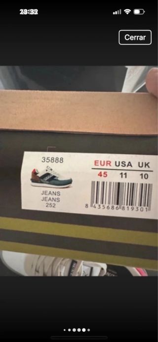 Zapatillas Dunlop Beige y Azul