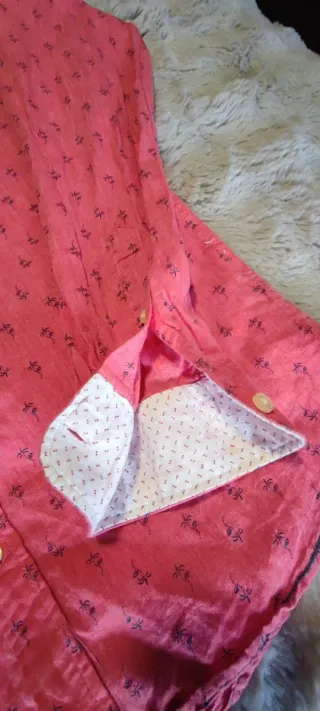 Camisa Springfield Lino/Algodón Talla S