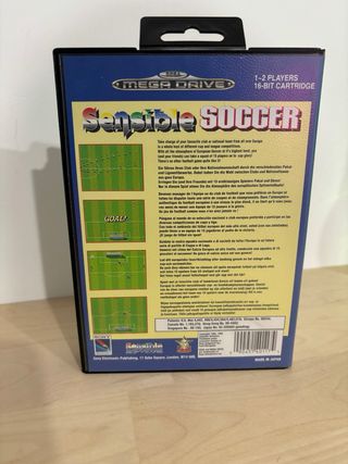 Sensible Soccer Mega Drive estado excelente