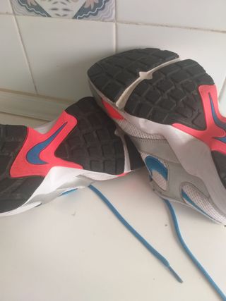 Zapatillas Nike Air Plata y Azul