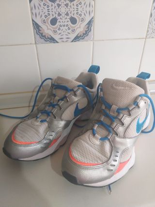 Zapatillas Nike Air Plata y Azul