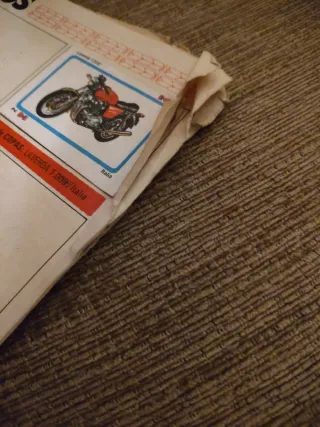 Álbum Cromos Tele Motor Motos Coches