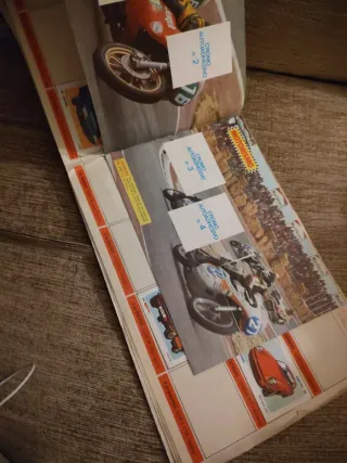 Álbum Cromos Tele Motor Motos Coches