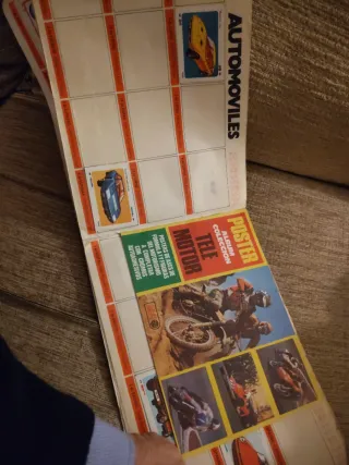 Álbum Cromos Tele Motor Motos Coches