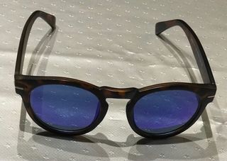 Gafas de sol tortuga y azules