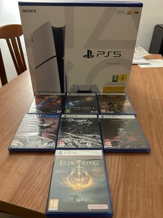 PS5 Slim 1TB + 7 Giochi