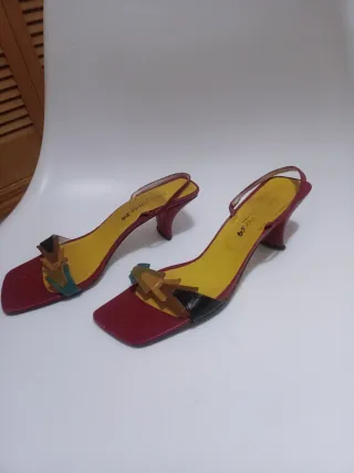 Sandalias de piel