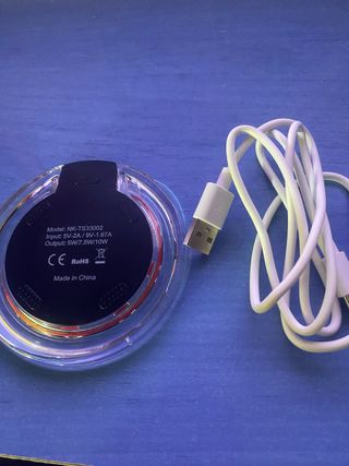 Cargador inalambrico para iphone