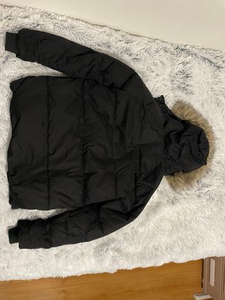 Abrigo Negro La Redoute con Capucha