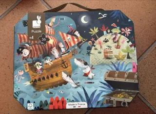 Puzzle Janod Piratas 36 piezas +4 años