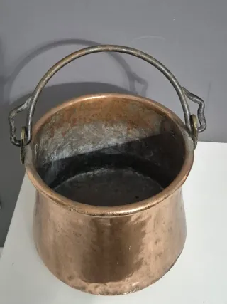 Paiolo in rame antico