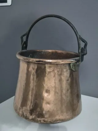Paiolo in rame antico