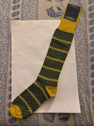 Calze NUOVE Lunghe Uomo In Cotone e Seta”DRUMOHR”M