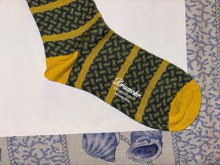 Calze NUOVE Lunghe Uomo In Cotone e Seta”DRUMOHR”M