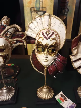 Máscara veneciana decorativa