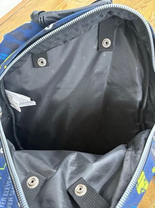 Mochila Totto Escolar Fútbol Azul