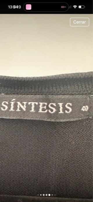 Conjunto top y cárdigan negro