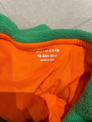 Disfraz Calabaza Infantil con Pies Rayas