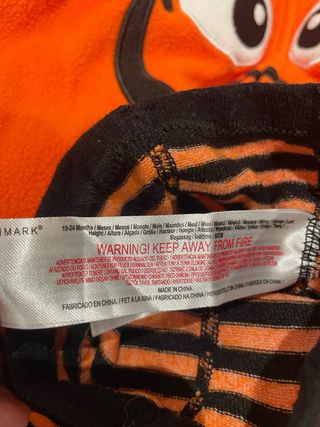 Disfraz Calabaza Infantil con Pies Rayas