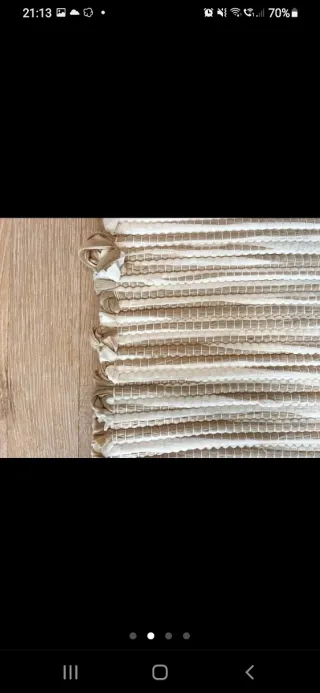 Alfombra Jarapa Beige