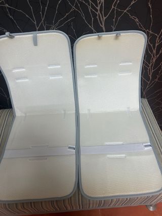 2 colchonetas gemelares silla niña y niño