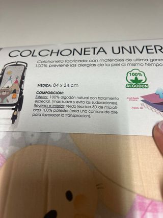 2 colchonetas gemelares silla niña y niño