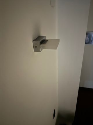 Aplique de pared moderno inox y cristal