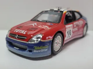 Miniatura Citroën Xsara 1/43 efecto nieve.